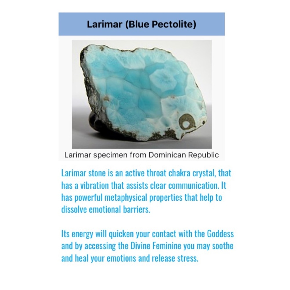 🐬Beautiful Pendent Larimar 🐳 - Picture 11 of 11